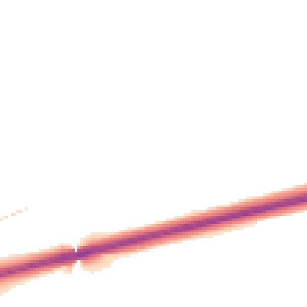 Night-time road noise heatmap for NN14 4AB