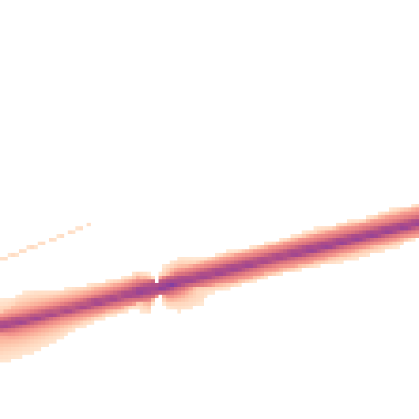 Night-time road noise heatmap for NN14 4AF