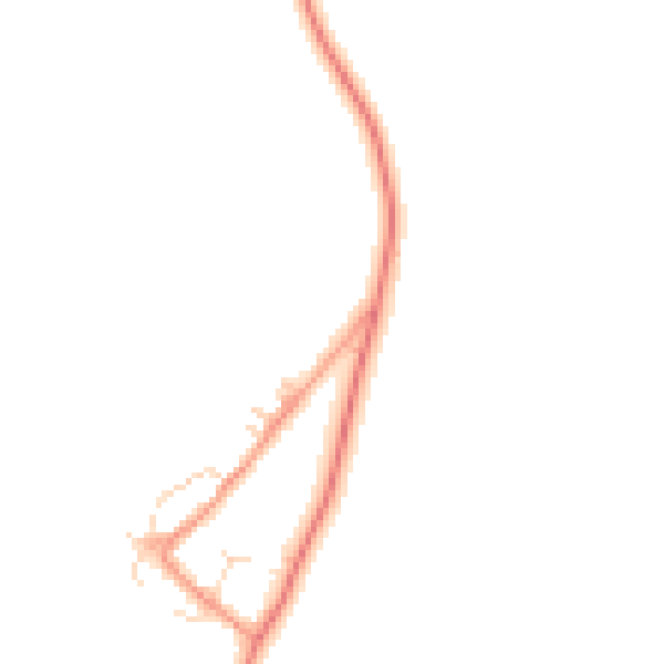 Daytime road noise heatmap for NN14 4AU