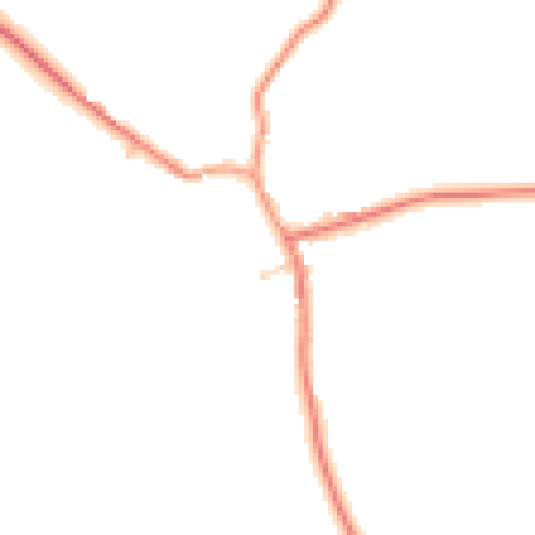 Daytime road noise heatmap for NN14 4BU