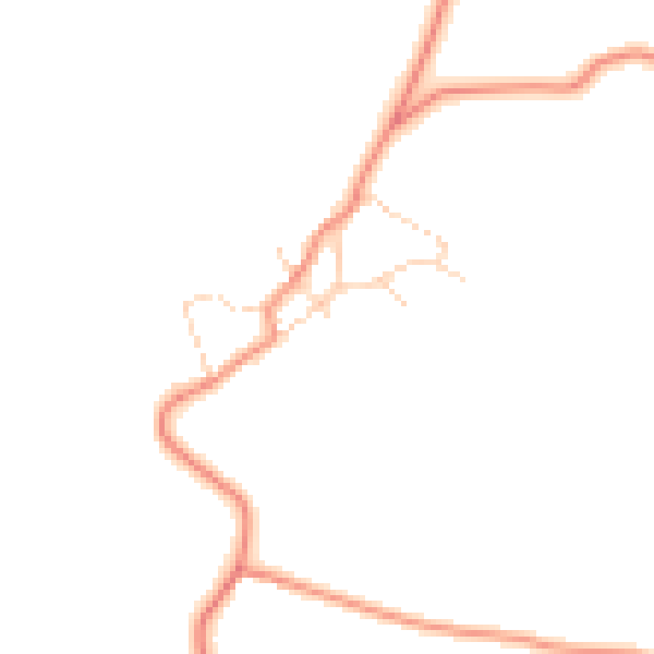 Daytime road noise heatmap for NN14 4GB