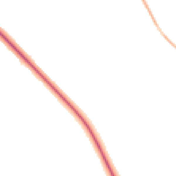 Night-time road noise heatmap for NN14 6GG