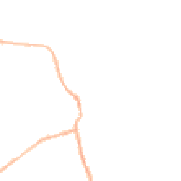 Night-time road noise heatmap for NN14 6HZ