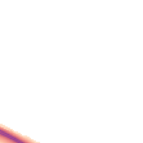Night-time road noise heatmap for NN14 6SU