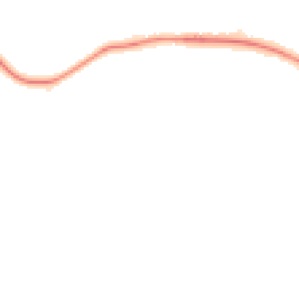 Night-time road noise heatmap for NN15 6ST