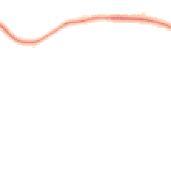 Night-time road noise heatmap for NN15 6SU