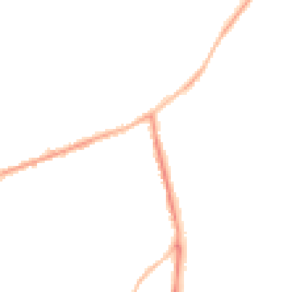 Night-time road noise heatmap for NN16 0HX