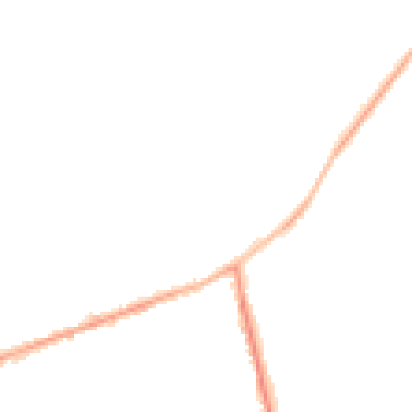 Night-time road noise heatmap for NN16 8NU