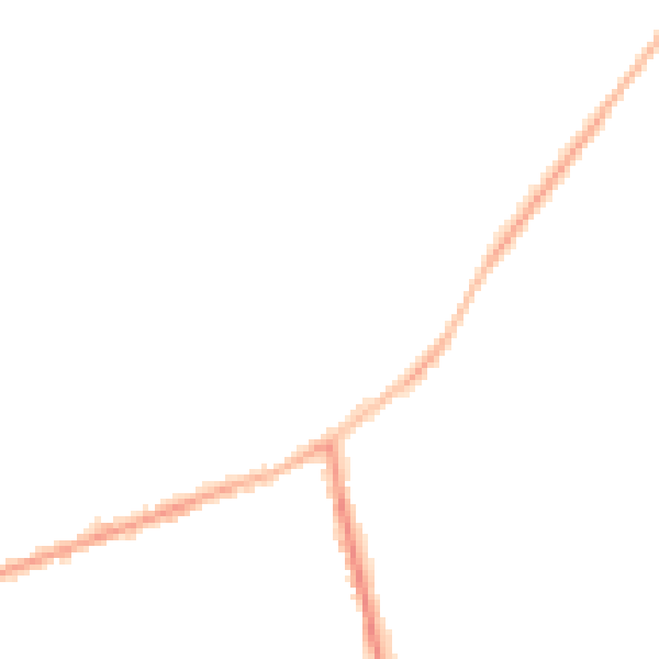 Night-time road noise heatmap for NN16 8QD