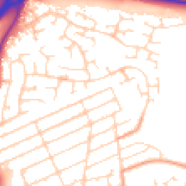 Daytime road noise heatmap for NN16 9AT