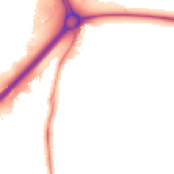 Night-time road noise heatmap for NN16 9BL