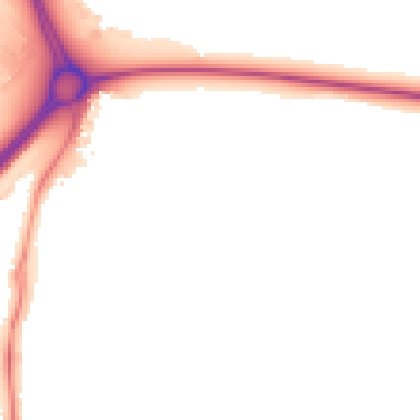 Night-time road noise heatmap for NN16 9EN