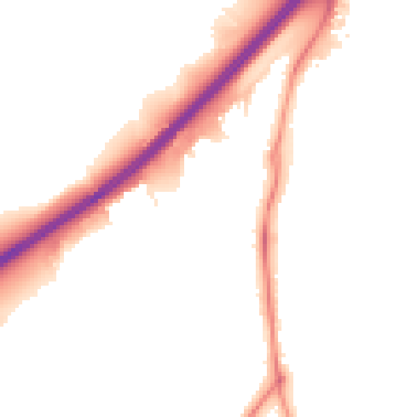 Night-time road noise heatmap for NN16 9FP