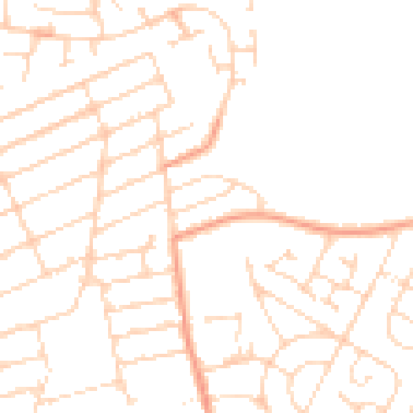 Daytime road noise heatmap for NN16 9JU