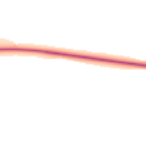 Night-time road noise heatmap for NN16 9US