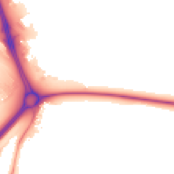 Night-time road noise heatmap for NN16 9UY