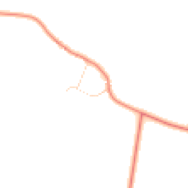 Daytime road noise heatmap for NN16 9XF