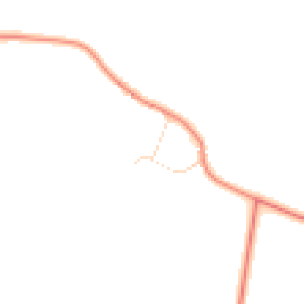 Daytime road noise heatmap for NN16 9XH
