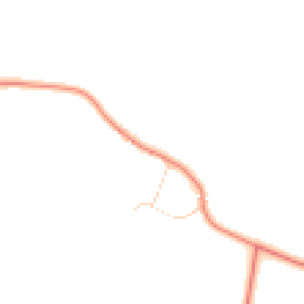 Daytime road noise heatmap for NN16 9XJ