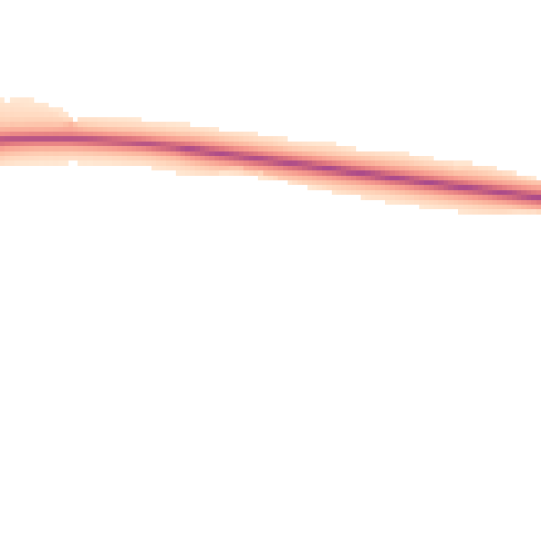 Night-time road noise heatmap for NN16 9XN