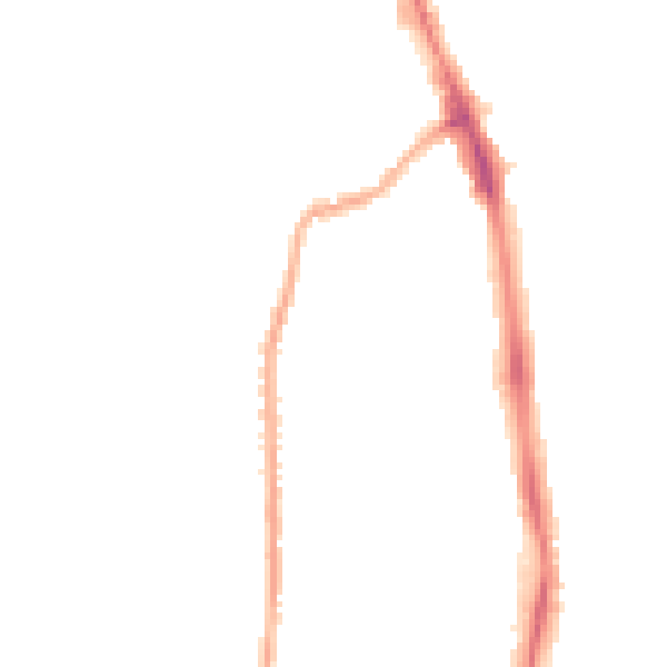 Night-time road noise heatmap for NN2 6DN