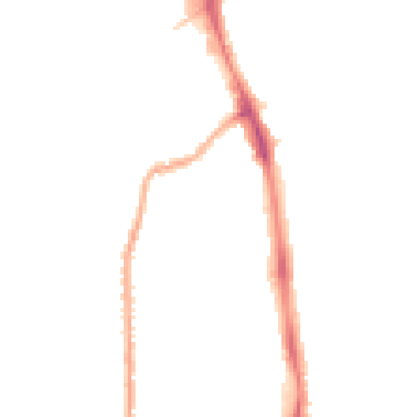 Night-time road noise heatmap for NN2 6DP