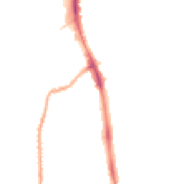 Night-time road noise heatmap for NN2 6EY