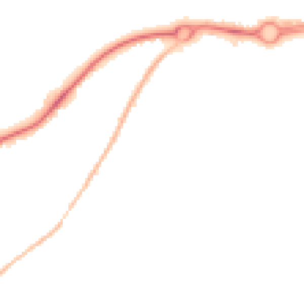 Night-time road noise heatmap for NN2 7AR