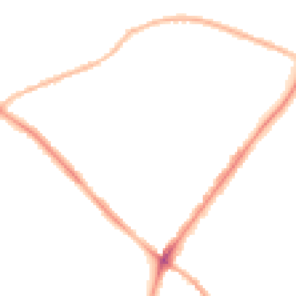 Night-time road noise heatmap for NN2 7JB