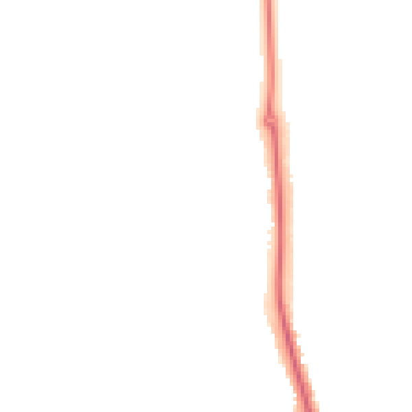 Night-time road noise heatmap for NN2 8ET