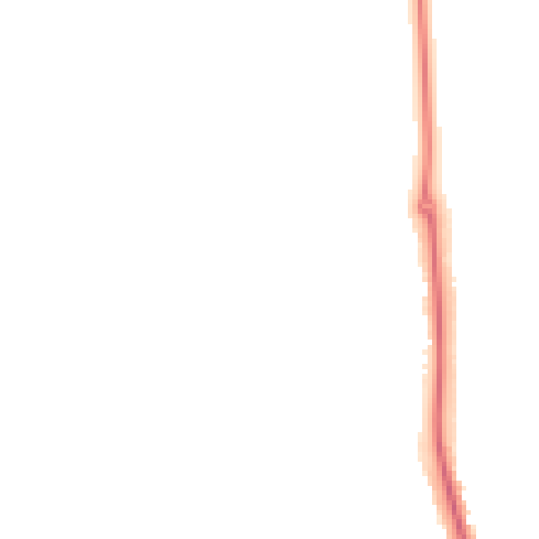 Night-time road noise heatmap for NN2 8EX