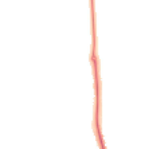 Night-time road noise heatmap for NN2 8EZ