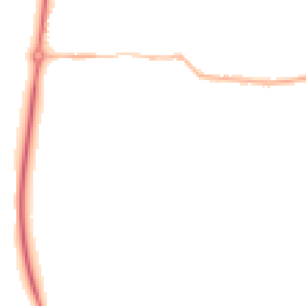 Night-time road noise heatmap for NN29 7AD