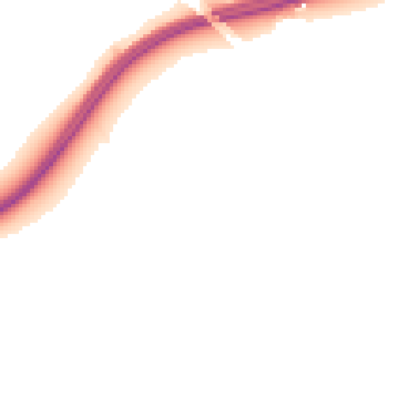 Night-time road noise heatmap for NN29 7AG