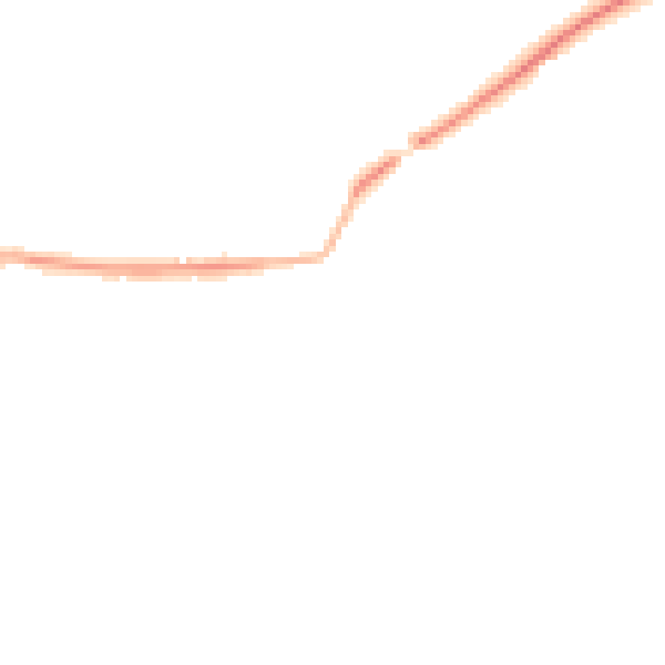 Night-time road noise heatmap for NN29 7AT