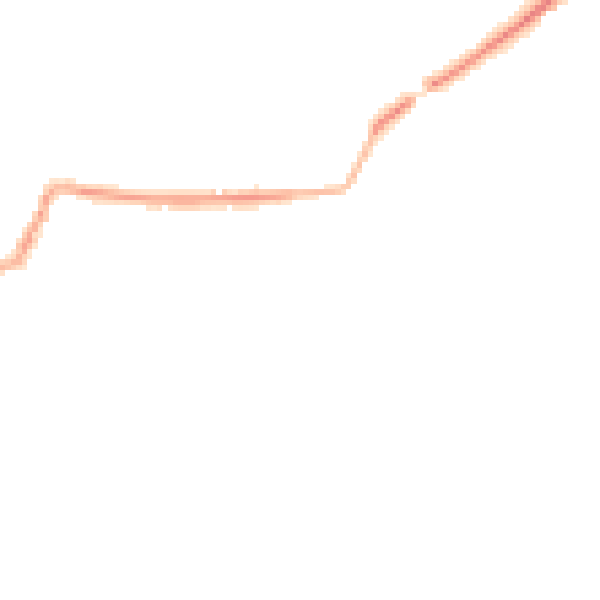 Night-time road noise heatmap for NN29 7AU