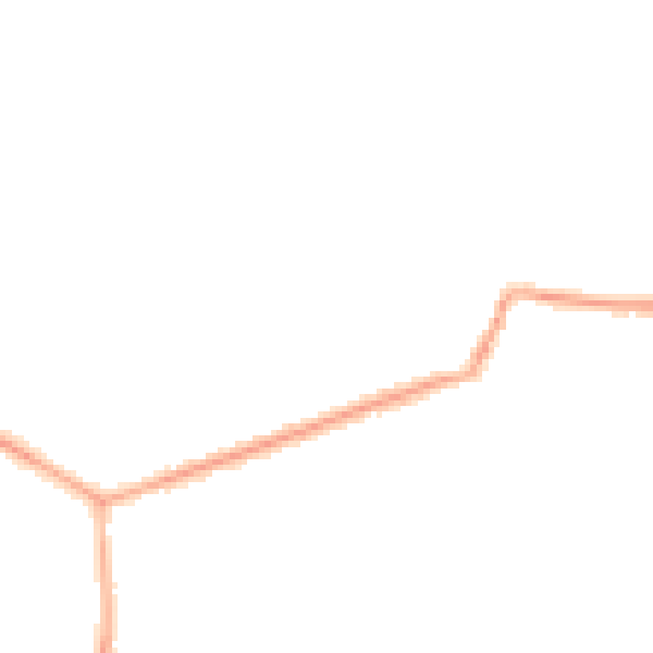 Night-time road noise heatmap for NN29 7BA