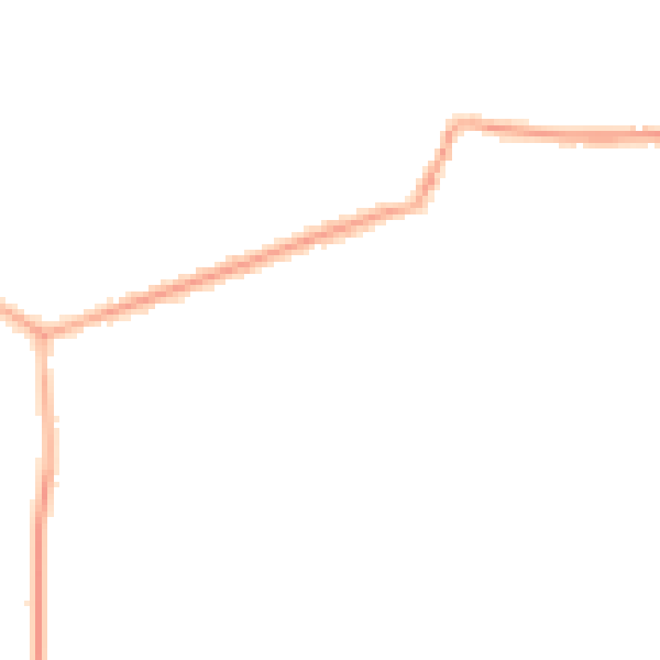 Night-time road noise heatmap for NN29 7BS