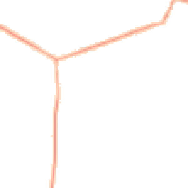 Night-time road noise heatmap for NN29 7BU