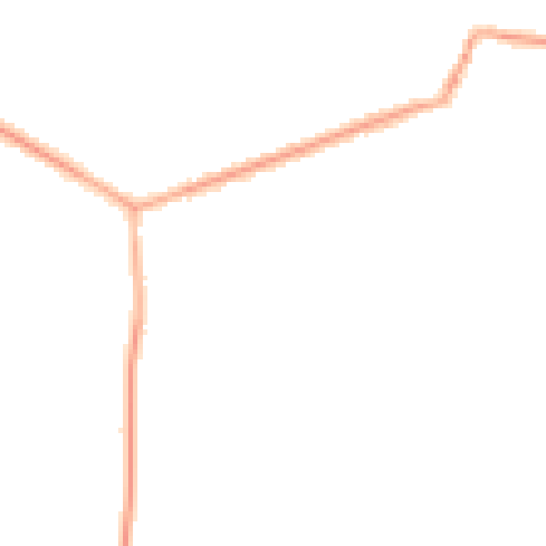 Night-time road noise heatmap for NN29 7BX