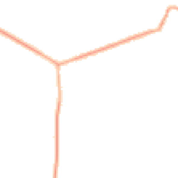Night-time road noise heatmap for NN29 7BZ