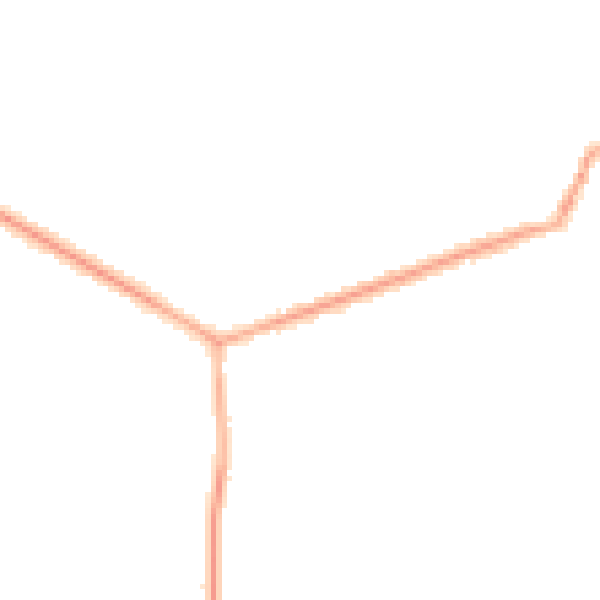 Night-time road noise heatmap for NN29 7DF