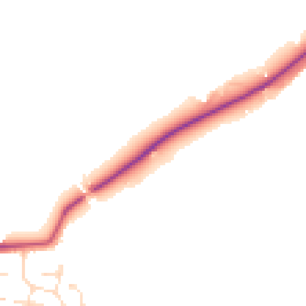 Daytime road noise heatmap for NN29 7ET