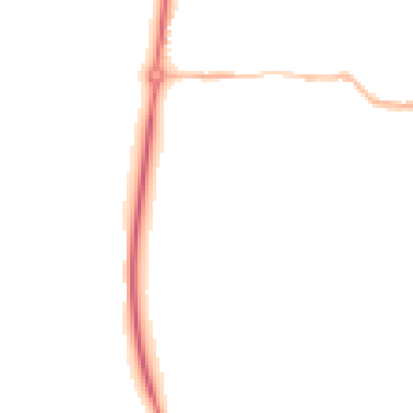 Night-time road noise heatmap for NN29 7FB