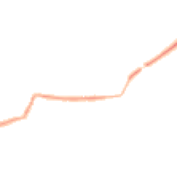 Night-time road noise heatmap for NN29 7FD