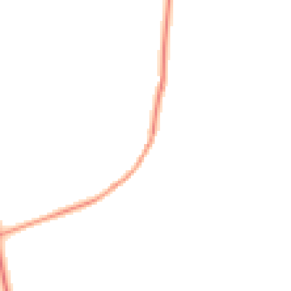 Daytime road noise heatmap for NN29 7HJ