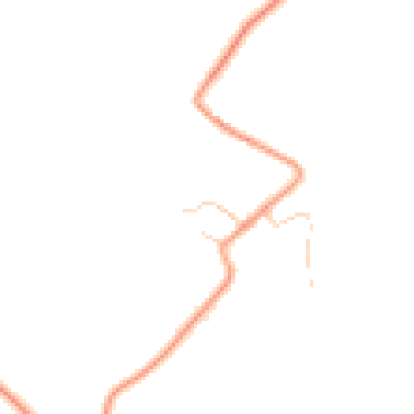 Daytime road noise heatmap for NN29 7HX