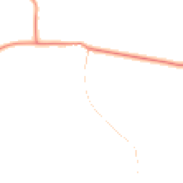 Daytime road noise heatmap for NN29 7NR