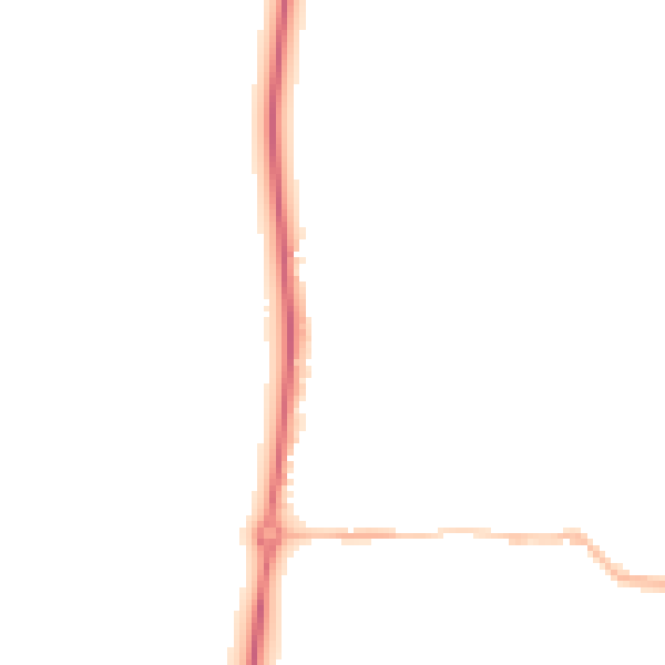 Night-time road noise heatmap for NN29 7PD