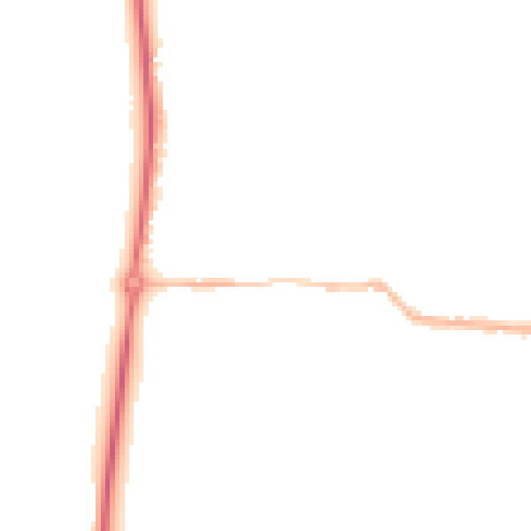 Night-time road noise heatmap for NN29 7PN